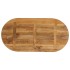 Tablero de mesa ovalado madera maciza de mango 110x50x3,8
