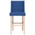 Taburetes altos 2 uds madera maciza de caucho y