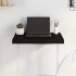 Tablero mesa madera roble tratada marrón oscuro 60x40x(2-6)