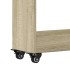 Armario con ruedas madera ingeniería roble Sonoma 60x22x79