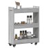 Armario con ruedas madera ingeniería gris Sonoma 60x22x79