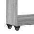 Armario con ruedas madera ingeniería gris Sonoma 60x22x79