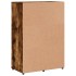 Aparador de madera de ingeniería roble ahumado 60x31x84