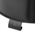 Cocina de leña para camping metal negro 36x26x22,5