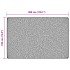 Alfombra interior exterior antideslizante pelo corto 190x300