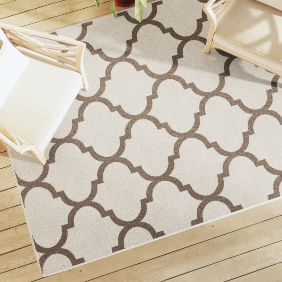 Alfombra interior exterior antideslizante pelo corto 160x230