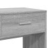 Tocador con espejo color gris Sonoma 80x39x80