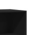 Armario de madera de ingeniería negro 77x48x102