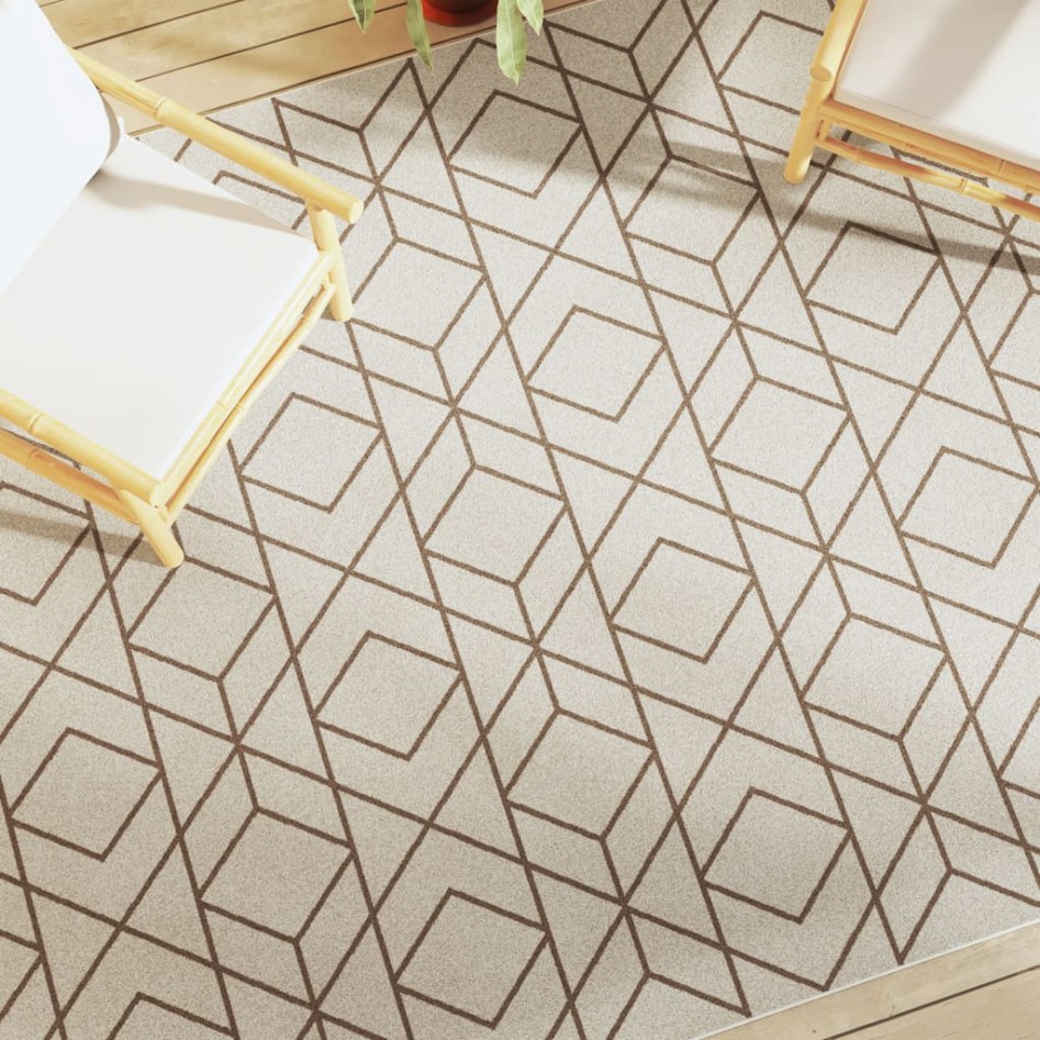 Alfombra interior exterior antideslizante pelo corto 190x300