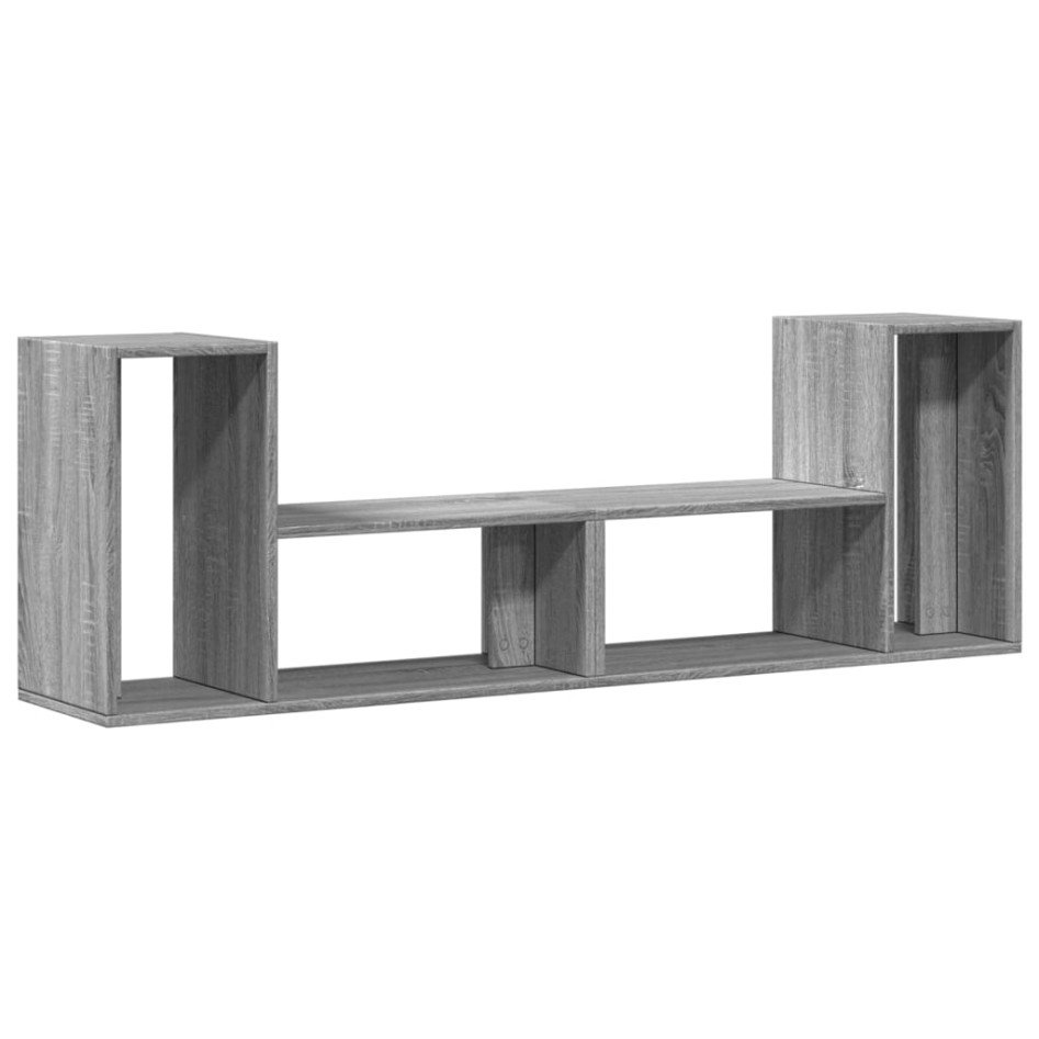 Muebles de TV 2 uds madera ingeniería gris Sonoma 75x30x50