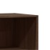 Armario de madera de ingeniería marrón roble 48x41x102