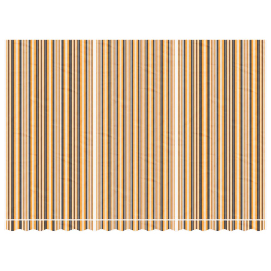 Tela de repuesto de toldo rayas de colores 4,5x3