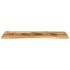 Tablero escritorio con curva madera mango rugosa 120x60x2,5
