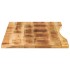 Tablero escritorio con curva madera mango rugosa 120x60x2,5