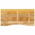 Tablero escritorio con curva madera mango rugosa 120x60x2,5