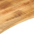 Tablero escritorio con curva madera mango rugosa 120x60x2,5