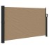 Toldo lateral retráctil gris taupe 120x500