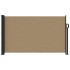 Toldo lateral retráctil gris taupe 120x500