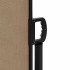 Toldo lateral retráctil gris taupe 140x300
