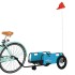 Remolque para bicicletas hierro y tela Oxford