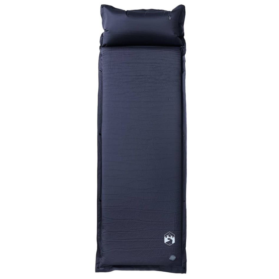 Colchón de camping autoinflable con con almohada 1 persona