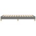 Estructura de cama sin colchón tela gris oscuro 90x200