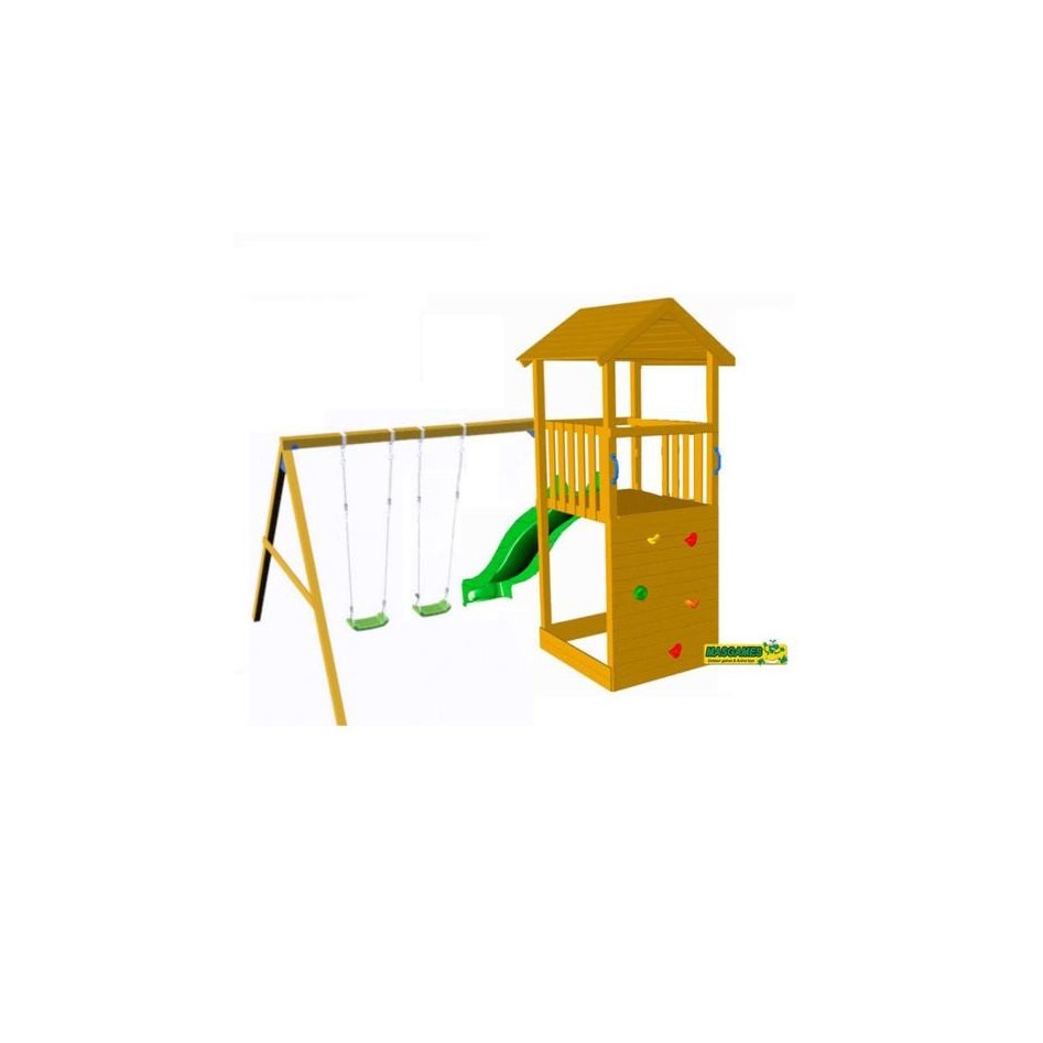 Canigó Parque Infantil + Columpio Doble