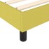 Estructura de cama sin colchón tela verde 80x200