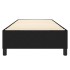 Estructura de cama sin colchón tela negro 100x200