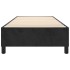 Estructura de cama sin colchón terciopelo negro 80x200
