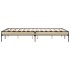 Estructura cama madera ingeniería metal roble Sonoma 135x190