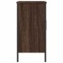 Armario lavabo baño madera ingeniería roble marrón 60x30x60