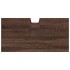 Armario lavabo baño madera ingeniería roble marrón 60x30x60