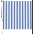 Persiana enrollable exterior tela acero azul blanco 150x270