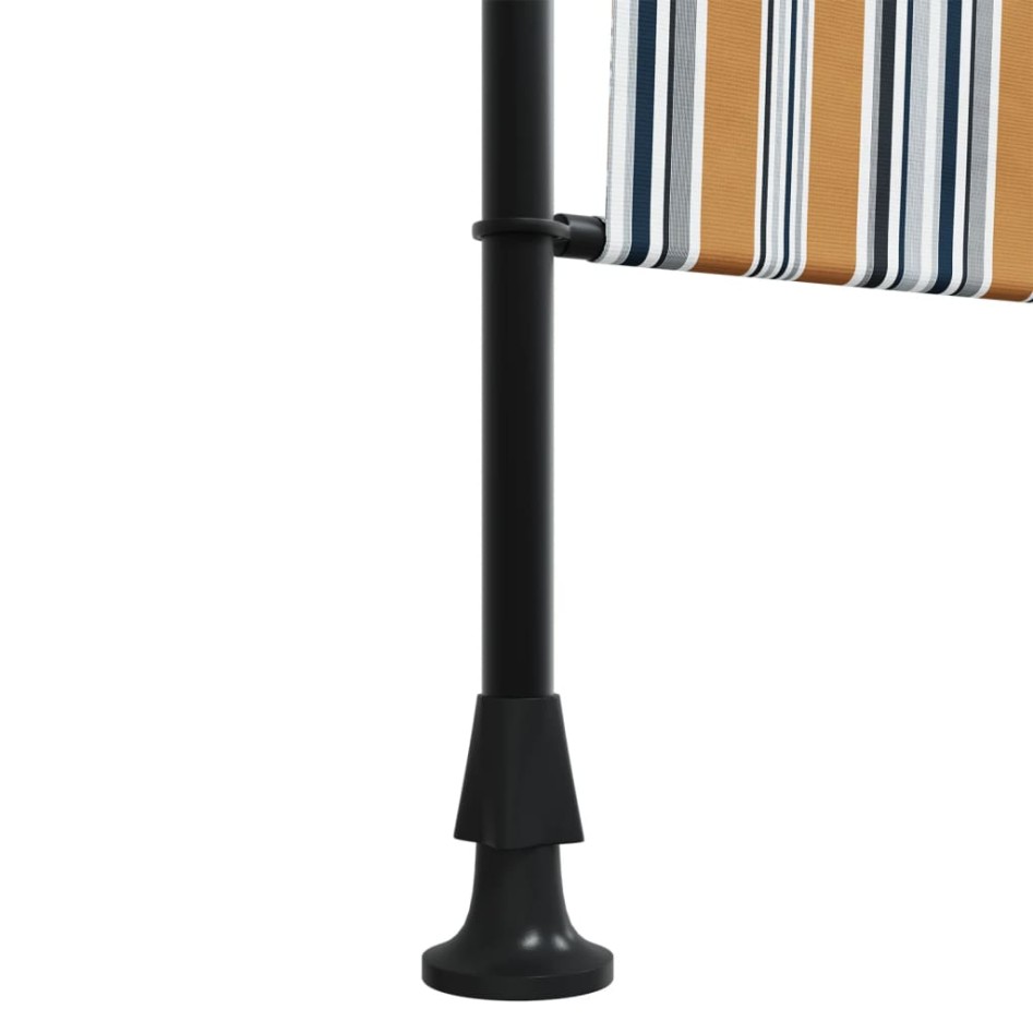 Persiana enrollable exterior tela acero amarillo y