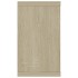 Estante cubo pared 4uds contrachapado roble Sonoma