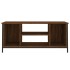 Mueble para TV madera contrachapada roble marrón 102x35x45