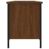 Mueble para TV madera contrachapada roble marrón 102x35x45