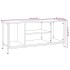 Mueble para TV madera contrachapada roble marrón 102x35x45