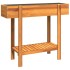 Jardinera arriate madera maciza de acacia 90x30x75