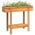 Jardinera arriate madera maciza de acacia 90x30x75