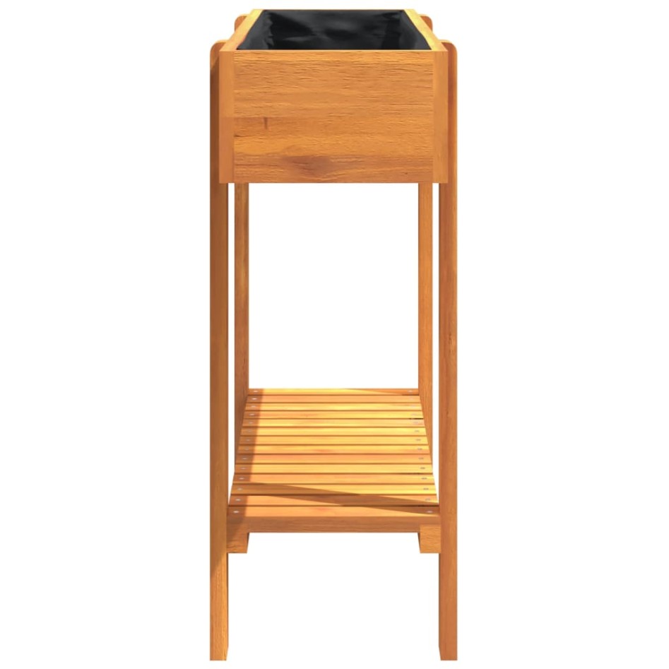 Jardinera arriate madera maciza de acacia 90x30x75