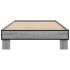 Estructura cama madera ingeniería metal gris Sonoma 75x190