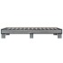 Estructura cama madera ingeniería metal gris Sonoma 75x190