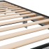 Estructura cama madera ingeniería metal gris Sonoma 75x190