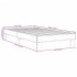 Estructura cama madera ingeniería metal gris Sonoma 75x190