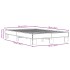Estructura cama madera ingeniería metal roble ahumado