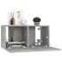 Muebles de salón colgantes 3 unidades gris hormigón 60x30x30