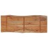 Tablero rectangular madera de acacia borde vivo 90x40x2,5