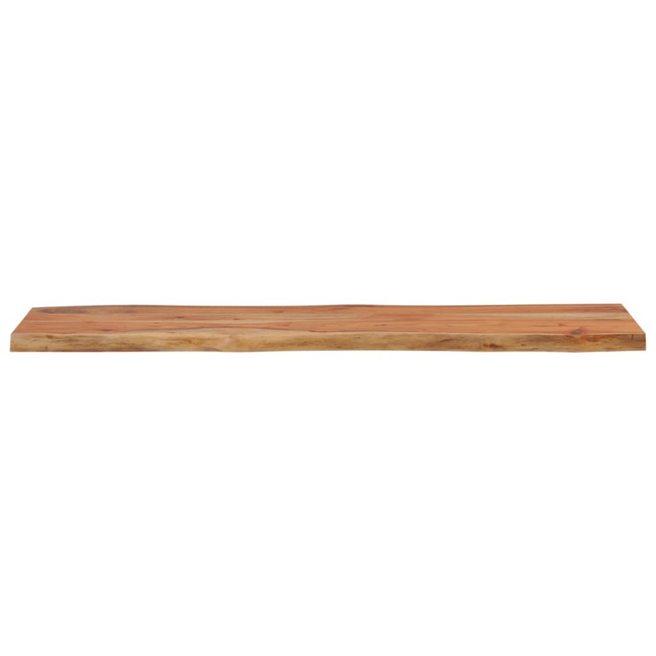 Tablero rectangular madera de acacia borde vivo 110x40x2,5